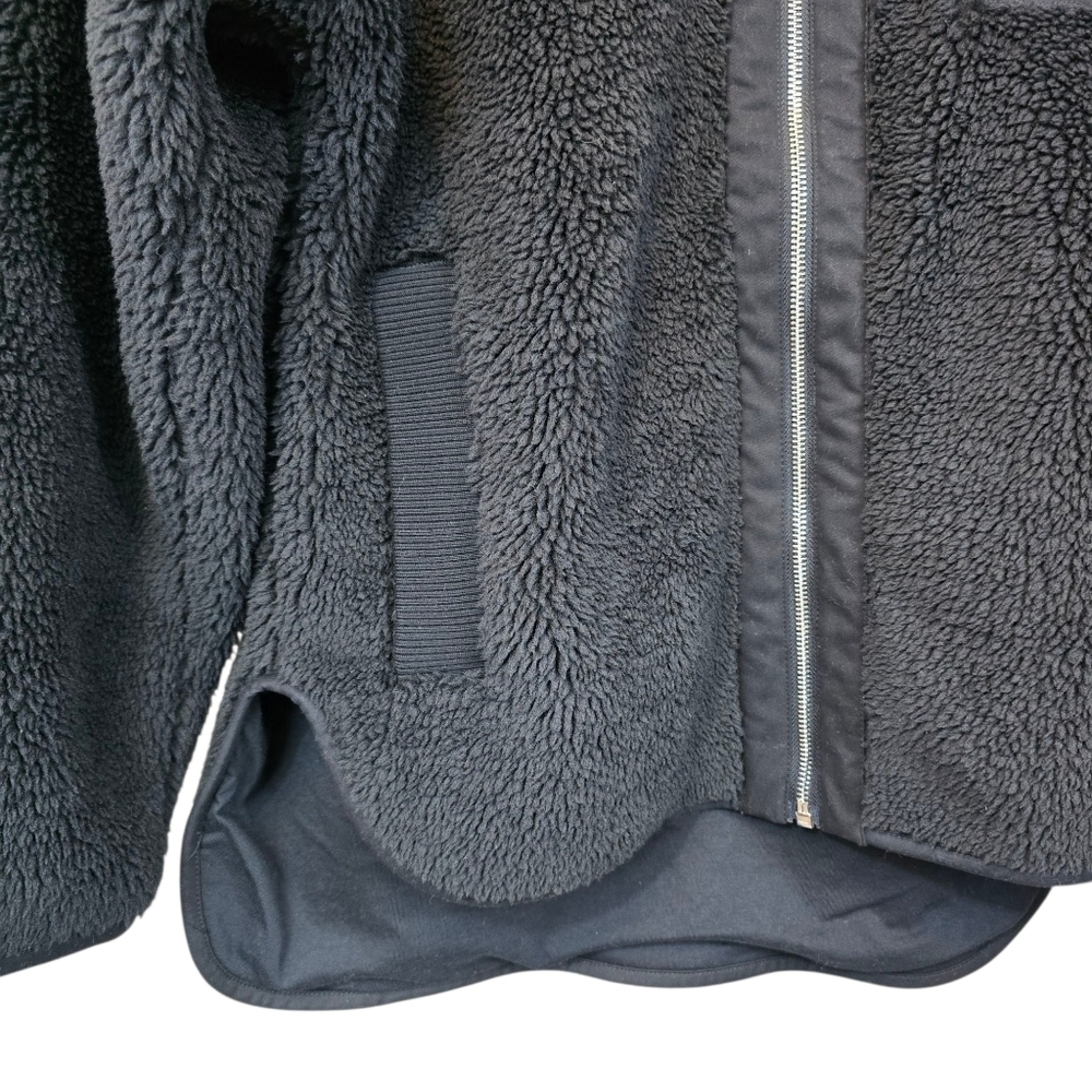 Varley Myla Zip Through Teddy Jacket NWT Black Size XL - Picture 8 of 16